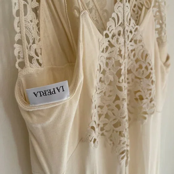 La Perla Petit Macramé Full-Length Slip • Frastaglio Lace • Size M - Picture 6 of 15